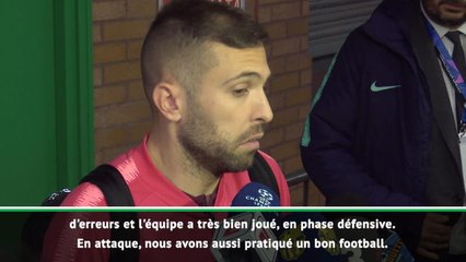 Quarts - Alba : "Le résultat est un peu court"