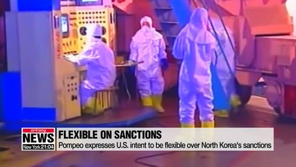 Pompeo leaves 'little room' in sanctions regime against N. Korea