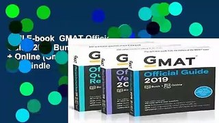 Full E-book  GMAT Official Guide 2019 Bundle: Books + Online (Gmat Official Guides)  For Kindle