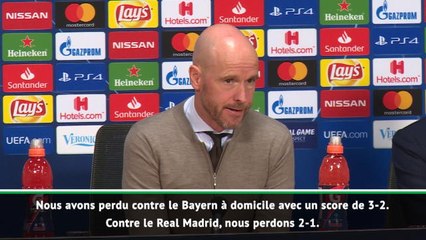 ten Hag : "Il était important de ne pas perdre"