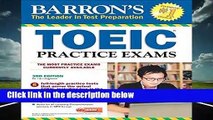 Full version  Barron s TOEIC Practice Exams with MP3 CD  Best Sellers Rank : #1