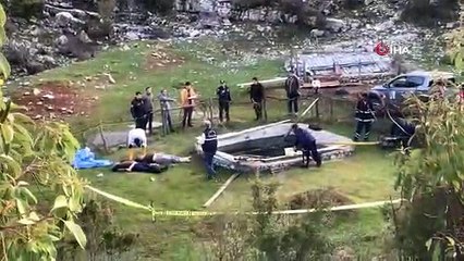 Yaşlı karı ve koca arazideki su dolu kuyuda ölü bulundu
