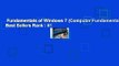 Fundamentals of Windows 7 (Computer Fundamentals)  Best Sellers Rank : #1