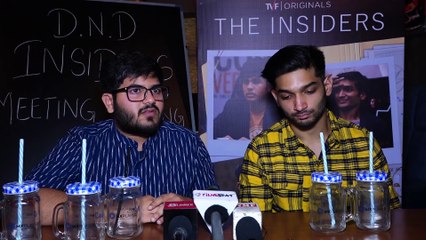 INTERACTONS OF MX PLAYER UPCOMING SERIES INSIDERS WITH THE CAST