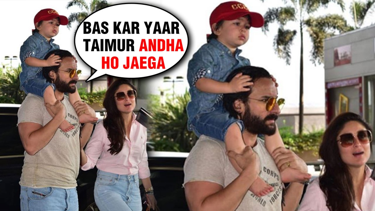 Saif Ali Khan ANGRY At Media For Taimur Ali Khan With Kareena Kapoor