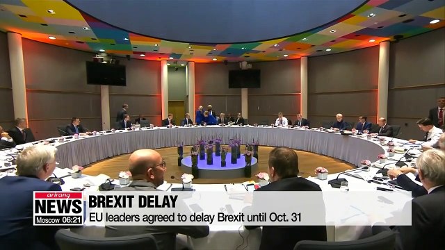EU leaders agree to delay Brexit until October 31