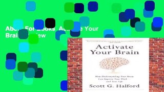About For Books  Activate Your Brain  Review