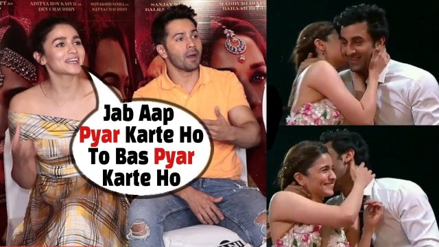 Alia Bhatt EXPRESS Her LOVE & FEELING For Ranbir Kapoor PUBLICLY At Kalank Movie Interview
