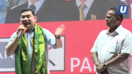 下载视频: PRK Rantau: Hari ini you (Streram) mesti lawan, you rempuh sama polis - Rafizi