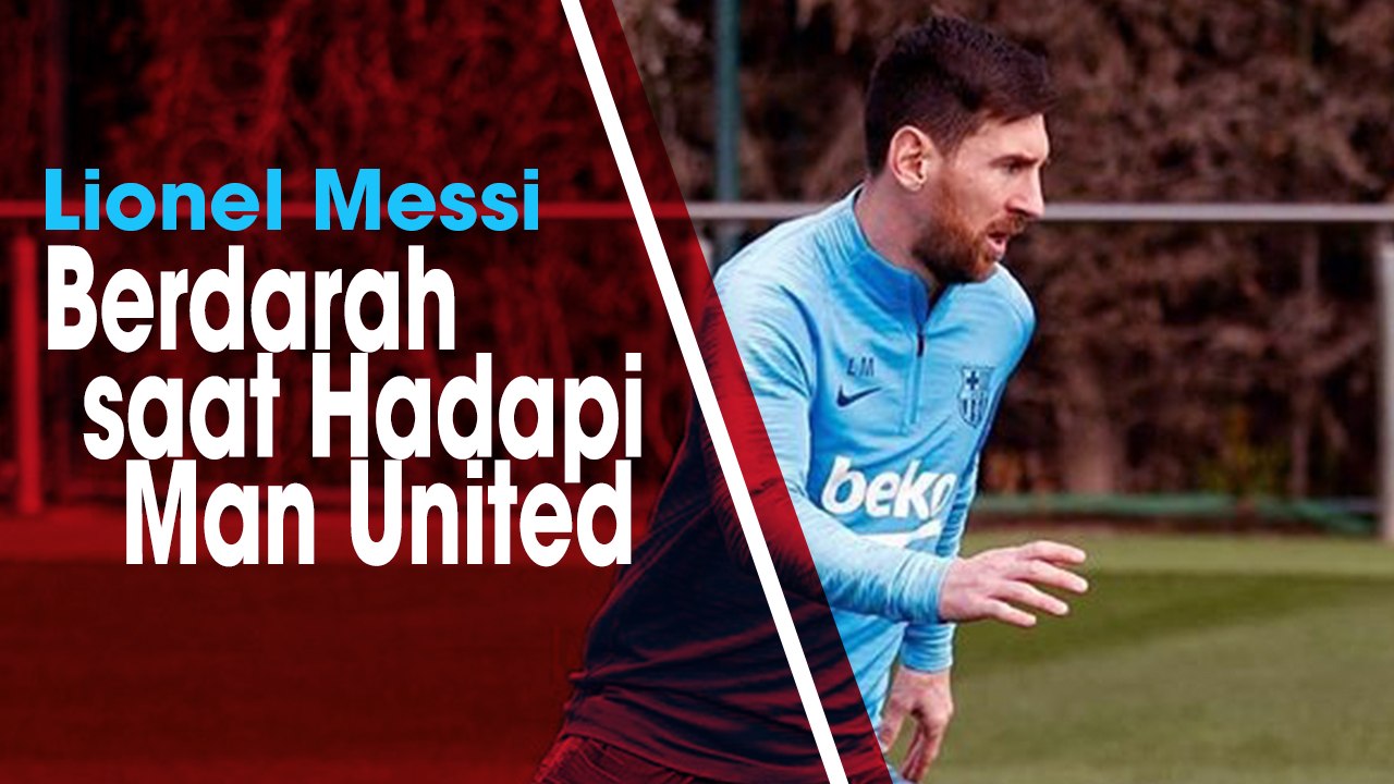 Barcelona Petik Kemenangan di Markas Manchester United, Messi Darah saat Berlaga
