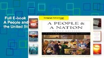 Full E-book  Cengage Advantage Books: A People and a Nation: A History of the United States,