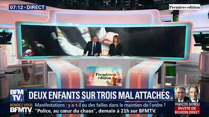 Deux enfants sur trois mal attachés