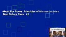 About For Books  Principles of Microeconomics  Best Sellers Rank : #5
