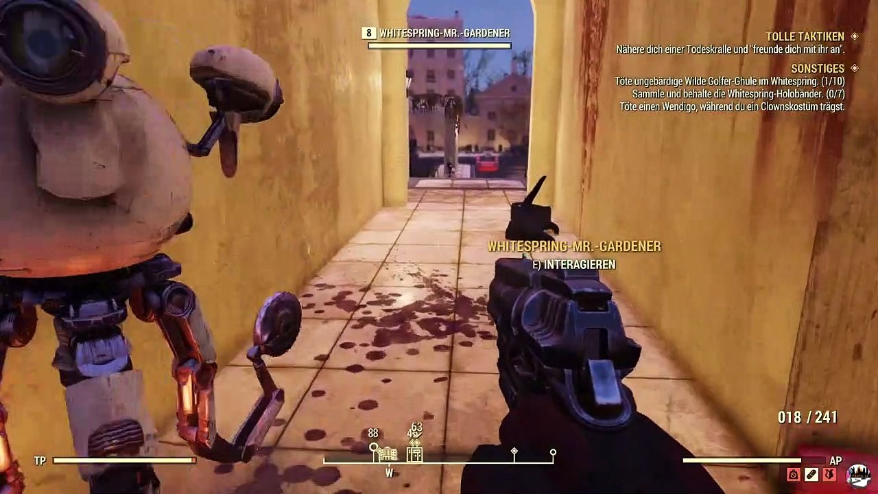 Fallout 76 ☢ Verbrannten-Wellness im Whitespring Resort | deutsch | gameplay