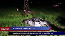 Otomobiller çarpışıp, tarlaya devrildi: 1 ölü, 3 yaralı