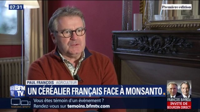Intoxiqué par un désherbant, ce céréalier mène une bataille judiciaire depuis 12 ans contre Monsanto