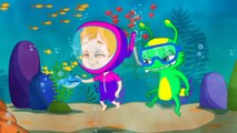 Groovy el marciano ayuda a un bebé dinosaurio perdido - Dibujos infantiles & canciones