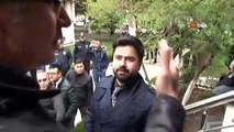 Fatih Erbakan haciz gönderdi, Saadet Partililer polisle tartıştı