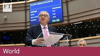 Juncker warns UK parliament to reach Brexit deal by April 12