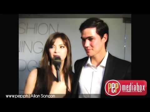 Angel Locsin and Phil Younghusband on the premiere night of 4 Sisters and a Wedding