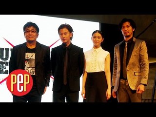 Rurouni Kenshin lead stars greet in Tagalog