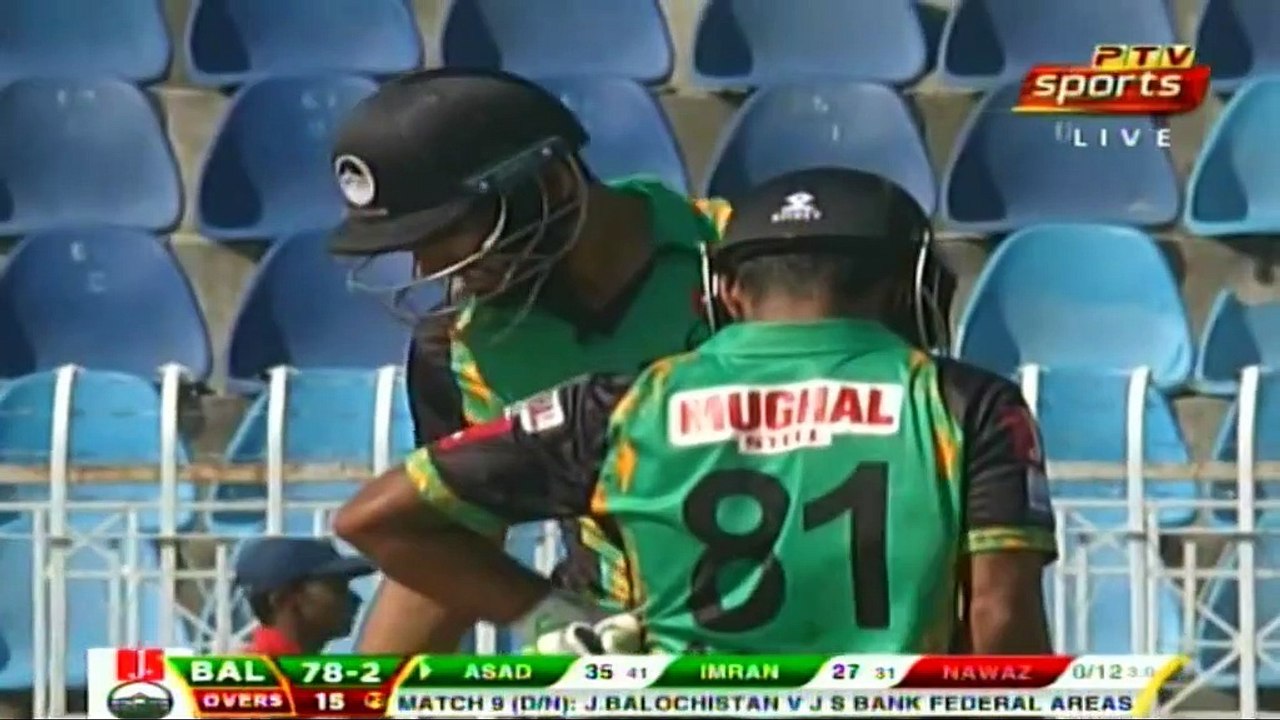 Ali Imran 77 off 85 balls with 5 fours and 4 sixes and 1/23