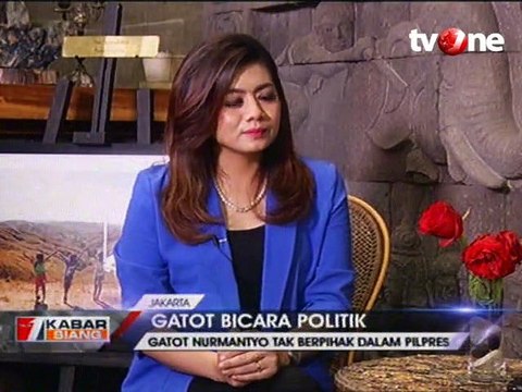Bicara Politik, Gatot Tak Berpihak dalam Pilpres
