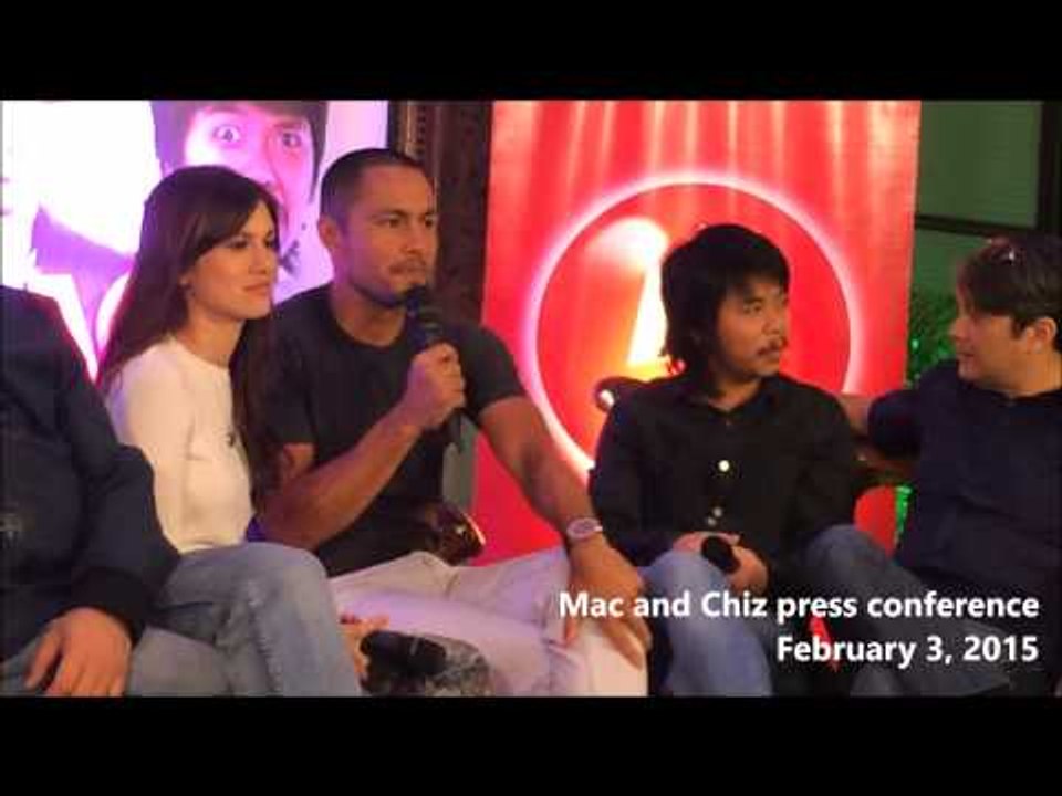 Derek Ramsay walks out from Mac and Chiz press conference?