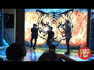 Kean, Aiza, Richard, sing "Roar"