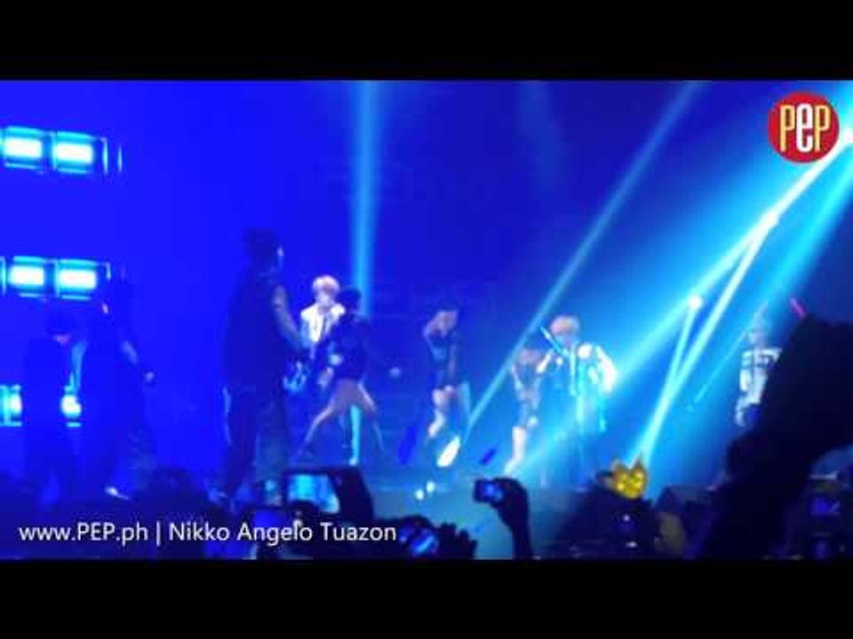 Big Bang performing "Bang Bang Bang" at MADE in Manila concert