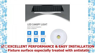 2 Pack 70W LED Canopy Light  Moobibear 350W HPSHID Replacement 8000lm 5000k Daylight