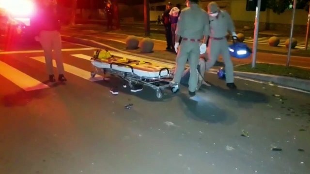Grave colisão envolvendo carro e moto é registrada no Bairro São Cristovão