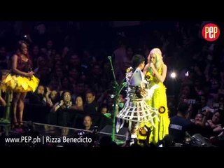 Katy Perry invites fan on stage to teach her Tagalog words