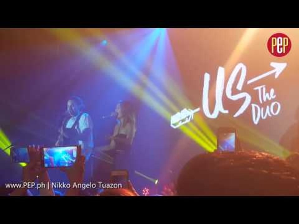 Us The Duo performing David Guetta and Sia's "Titanium" at Manila concert