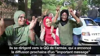Soudan: foule en liesse avant une annonce"importante" de l'armée