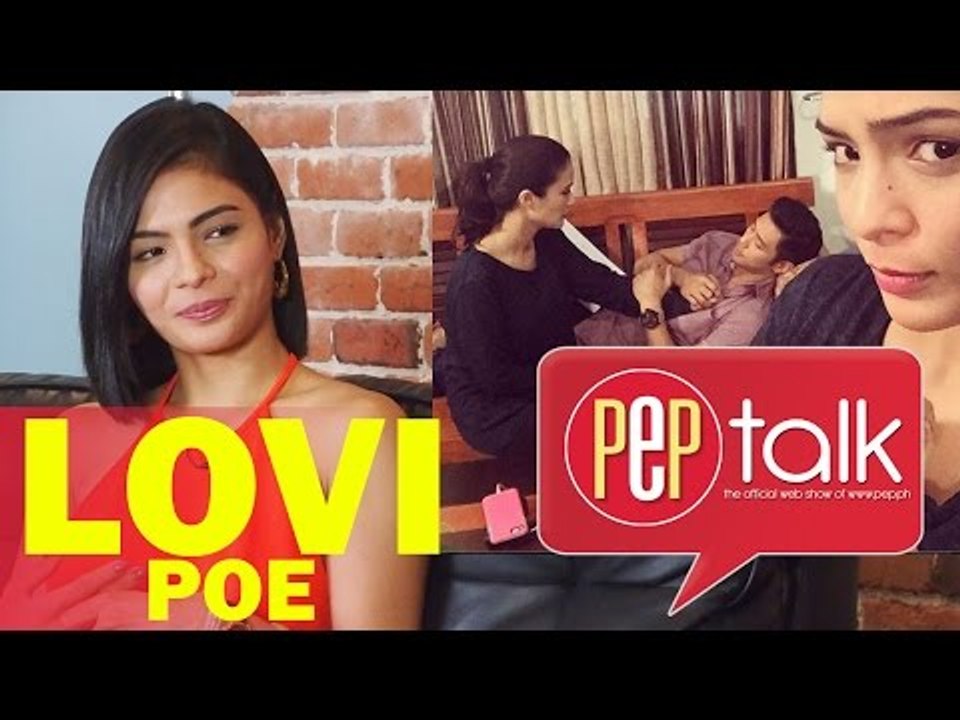 Lovi Poe on PEPtalk. What she told boyfriend Rocco on his kissing scene with Heart