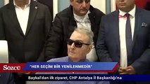 Baykal’dan ilk ziyaret, CHP Antalya İl Başkanlığı’na