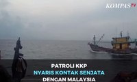 Kapal Patroli KKP  Nyaris Kontak Senjata  dengan Kapal Patroli Malaysia