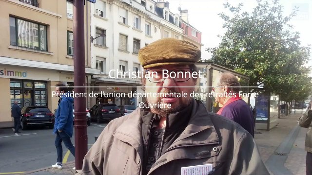 Christian Bonnet président de l'union départementale des retraités Force Ouvrière de l'Indre