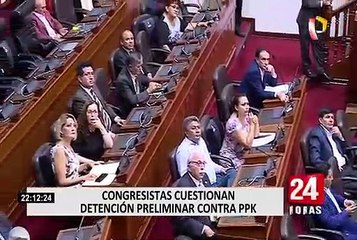 Congresistas en contra de detención preliminar de Pedro Pablo Kuczynski