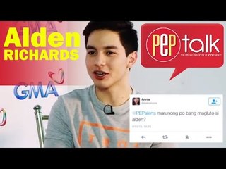 PEPtalk. Alden Richards answers fans' questions via Twitter and Periscope app