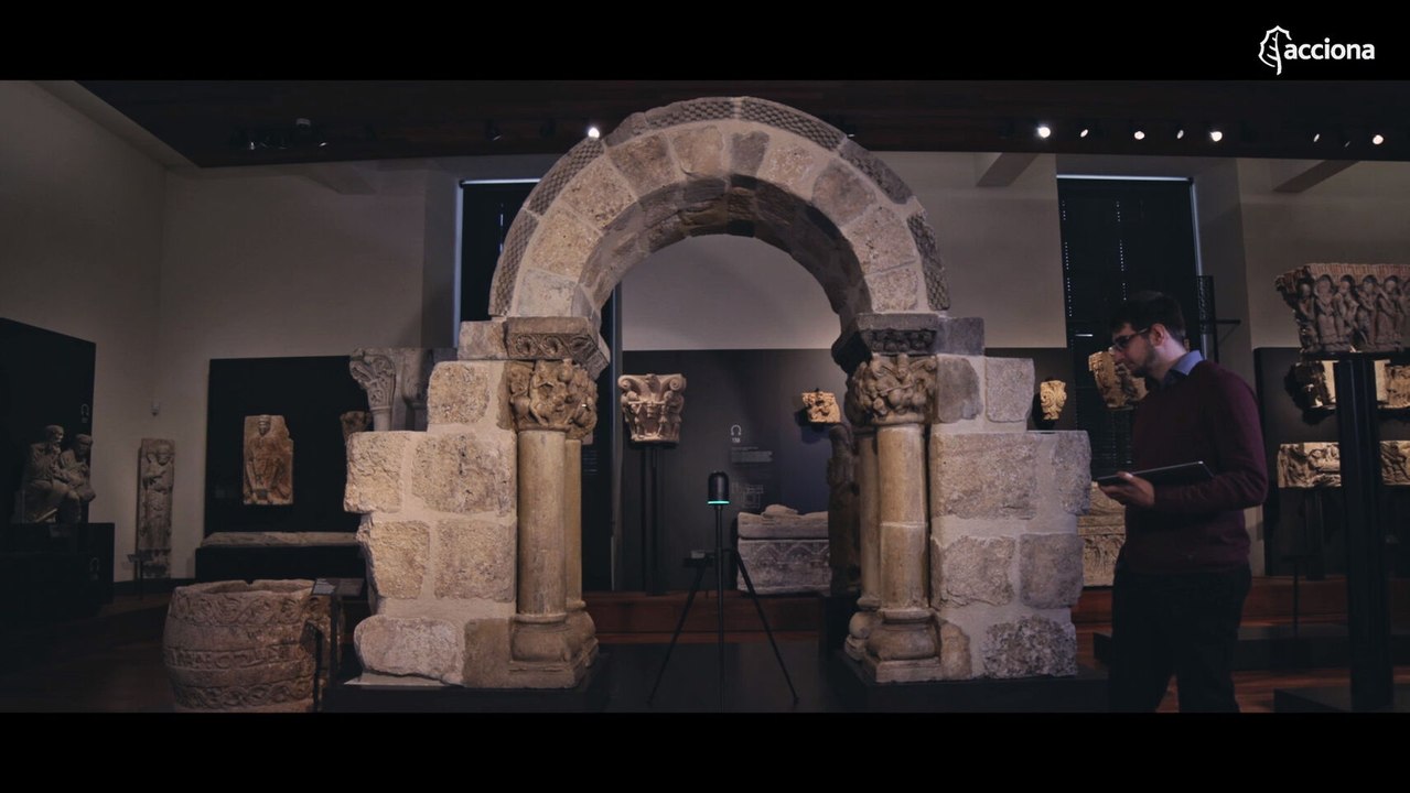 Imprimen por primera vez en 3D un arco románico a escala real