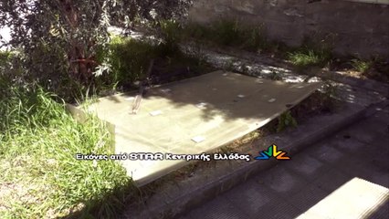 Πλάνα από την πτώση της οροφής στο πανεπιστήμιο Στερεάς