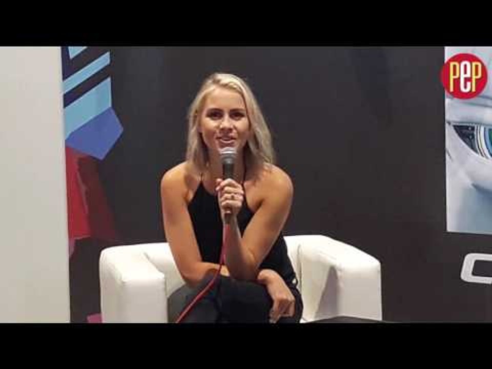 Claire Holt when online: "I try not to swear or say anything too suggestive or offensive."