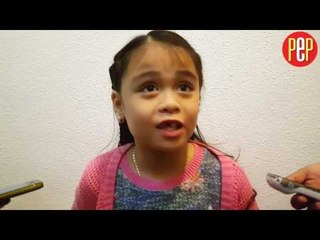 Esang de Torres talks about her Les Miserables experience and performs for press