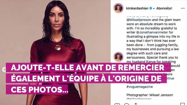 Kim Kardashian en couverture de Vogue pour la première fois en solo : J'en rêvais depuis longtemps