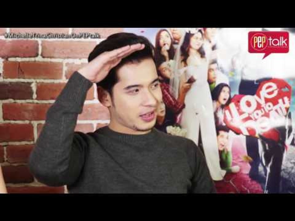 Michelle Vito, Christian Bables, and Trina Legaspi on PEP TALK. Christian's gay role