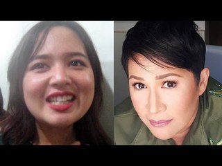 How does Inah de Belen feel being compared to mom Janice de Belen?