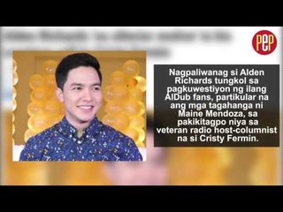 Showbiz Roundup July 30. When Alden met Cristy