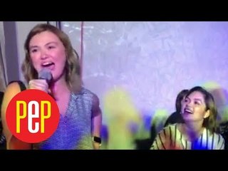 Angelica Panganiban while delivering birthday greeting to Juday: "Available akong mahalin!"